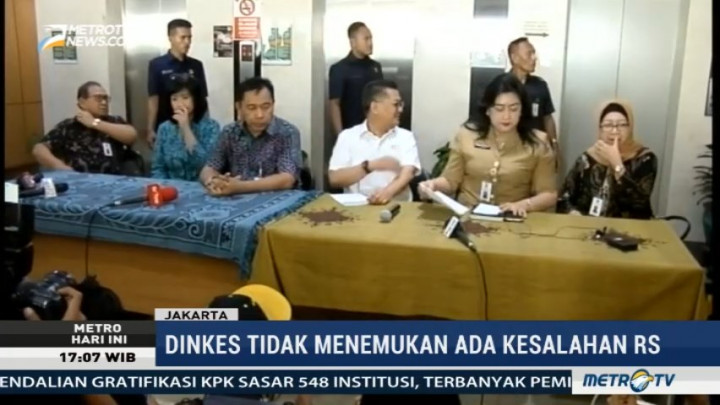 Kasus Bayi Debora, Dinkes DKI: Tak Ada Kesalahan dari Sisi Medis