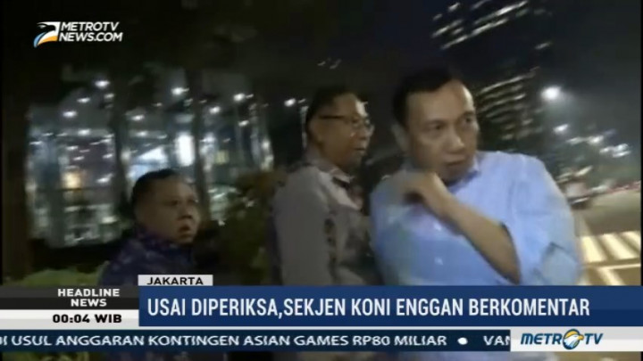 Sekjen KONI Bungkam Usai Diperiksa KPK