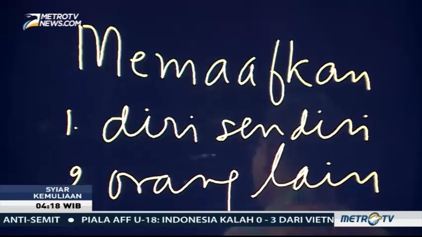 Syiar Kemuliaan: Memaafkan Itu Sehat (2)