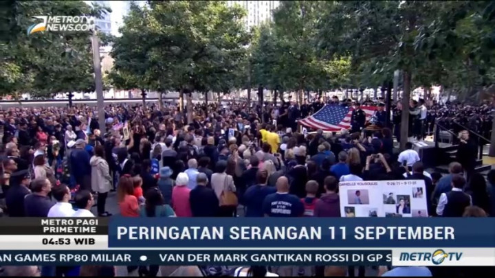 Amerika Serikat Peringati 16 Tahun Tragedi WTC