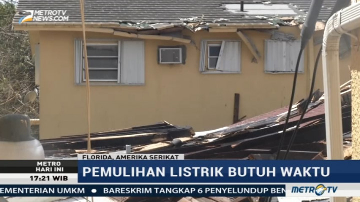 Warga Florida Harus Bertahan Tanpa Listrik Pascabadai Irma