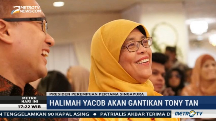 Halimah Yacob Jadi Presiden Perempuan Pertama Singapura