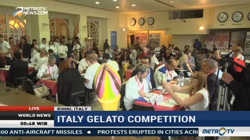 Ice Cream Artisans Compete for World's Tastiest Gelato