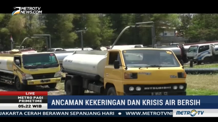 Pasokan Air Baku PDAM Tirta Raharja Menyusut