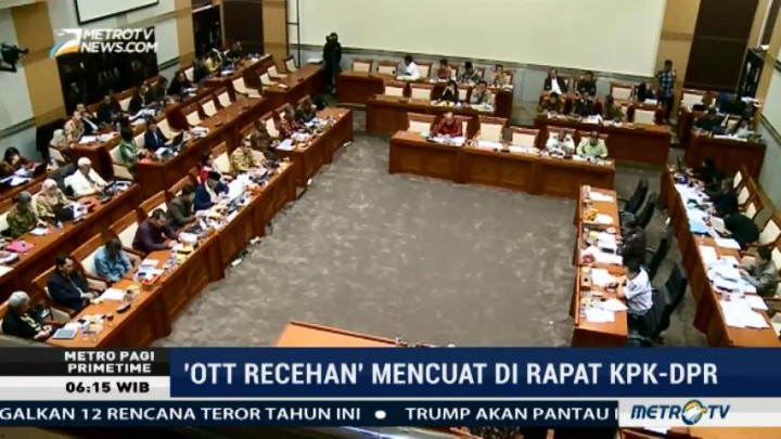 'OTT Recehan' Mencuat di RDP KPK-Komisi III