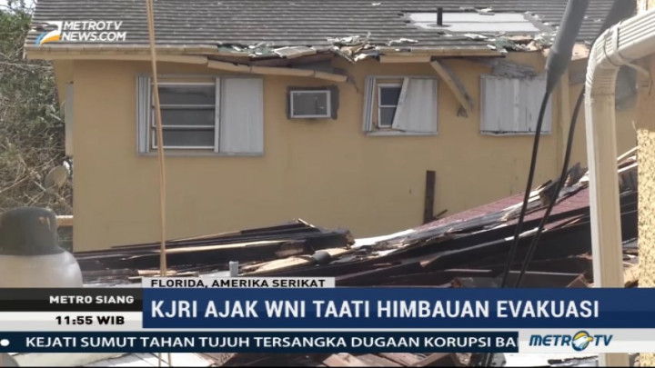 WNI di Florida Aman dari Terjangan Badai Irma