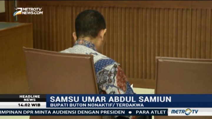Bacakan Pledoi, Samsu Umar Bantah Suap Akil Mochtar