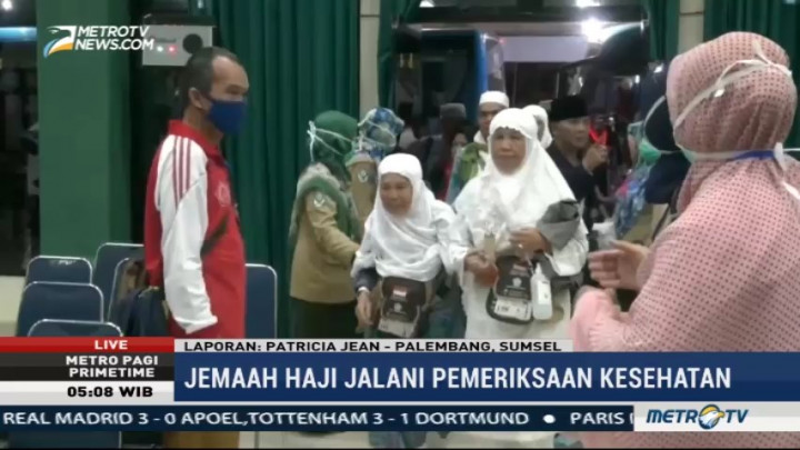 Jemaah Haji Debarkasi Makassar dan Palembang Tiba di Tanah Air