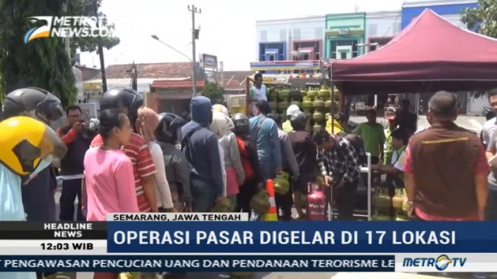 Operasi Pasar Elpiji Digelar di 17 Lokasi di Jawa Tengah