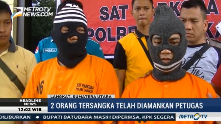 Polres Langkat Gagalkan Penyelundupan 60 Kg Ganja