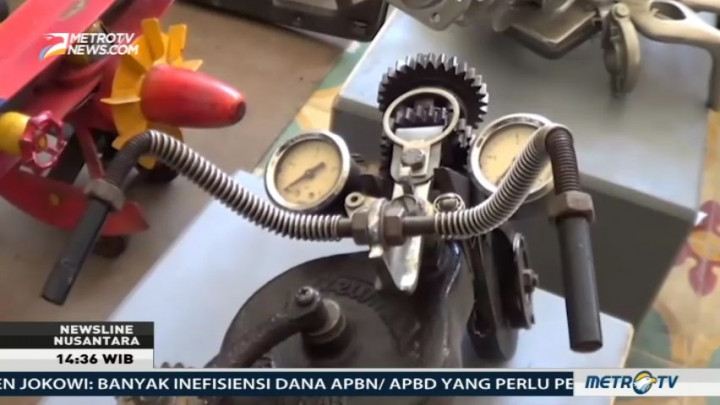 Mengubah Logam Bekas Menjadi Karya Seni