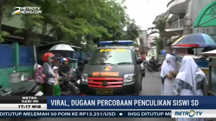 Polisi Rekonstruksi Dugaan Percobaan Penculikan di SDN 01 Tanjung Duren