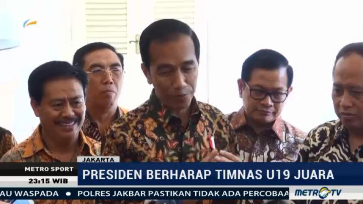 Jokowi Berharap Timnas U-19 Juara di Piala AFF