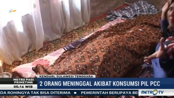 Dua Orang Tewas Akibat Konsumsi Pil PCC