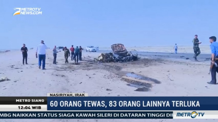 Serangan Bom di Irak, 60 Orang Tewas