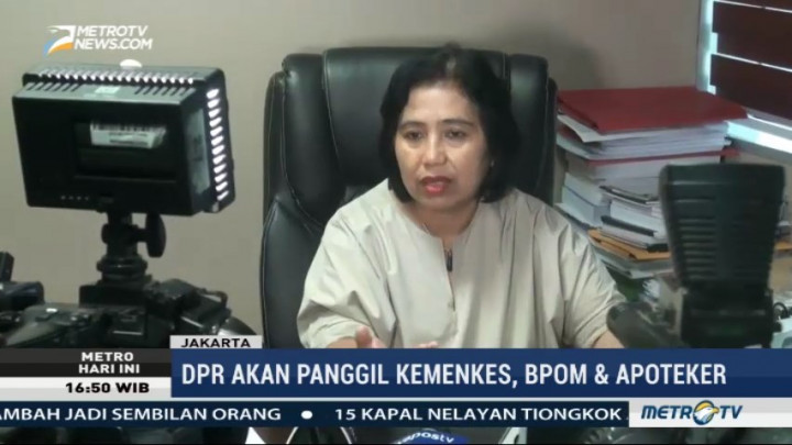 Kasus Obat PCC di Kendari, Komisi IX DPR akan Panggil Instansi Terkait