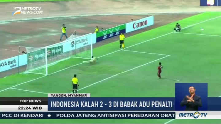 Ditahan Thailand, Timnas U-19 Gagal Melangkah ke Final