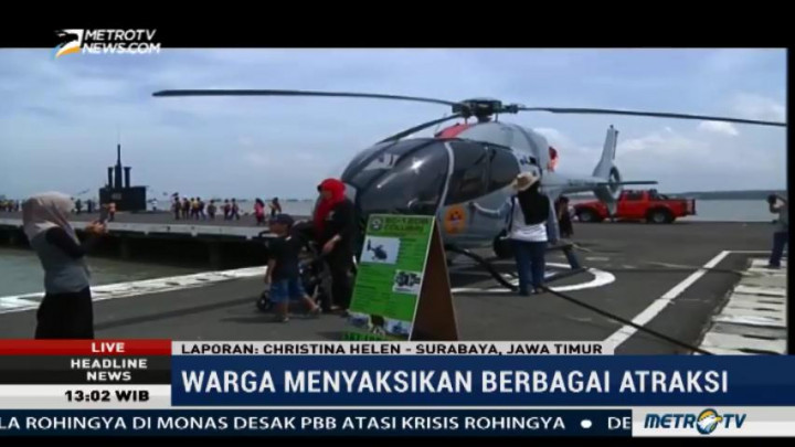 Koarmatim Surabaya Gelar Pameran Alutsista