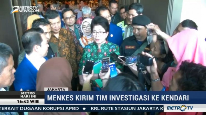 Menkes Kirim Tim Investigasi ke Kendari