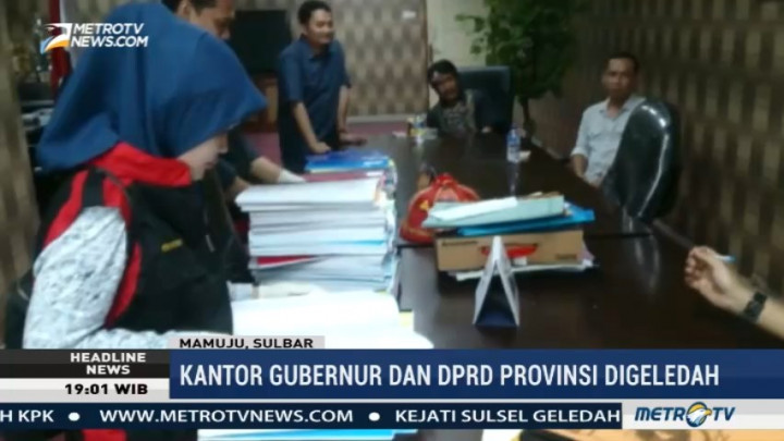 Kejati Sulsel Geledah Kantor Gubernur dan DPRD Sulbar