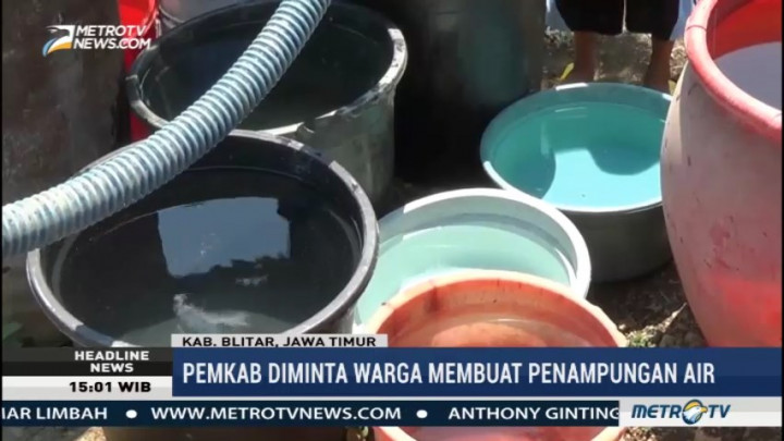 Kekeringan Landa Lima Kecamatan di Blitar