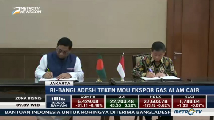 Indonesia Bakal Ekspor LNG ke Bangladesh