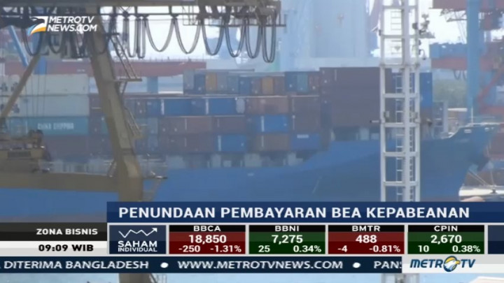 Pemerintah Beri Kelonggaran Pembayaran Bea