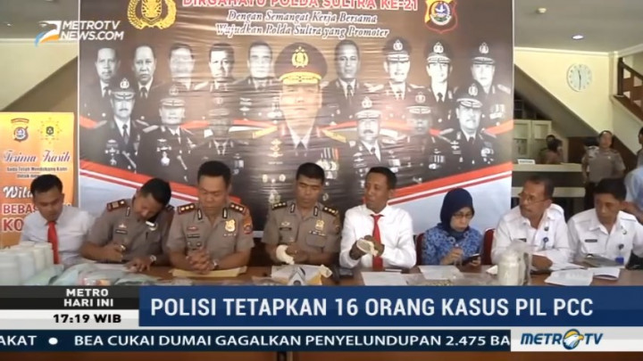 Polisi Tetapkan 16 Tersangka Kasus PCC