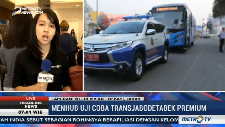 Menhub Uji Coba Transjabodetabek Premium