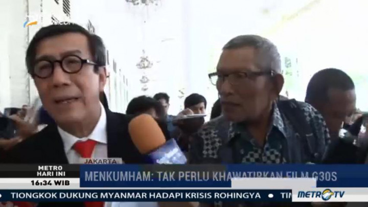 Soal Pemutaran Film G30S/PKI, Menkumham: Tak Perlu Dikhawatirkan