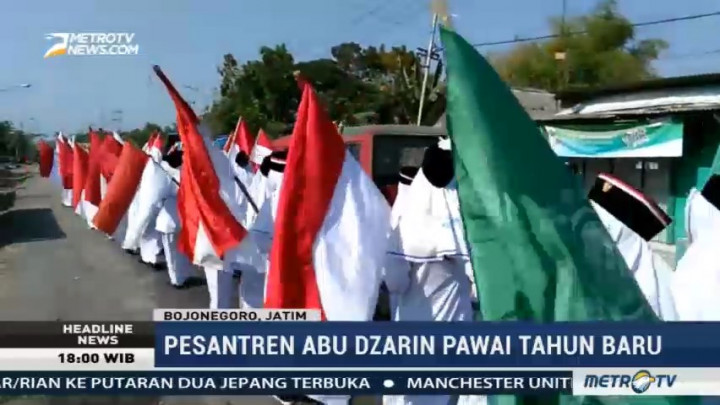 Santri Bojonegoro Sambut Tahun Baru 1439 Hijriah