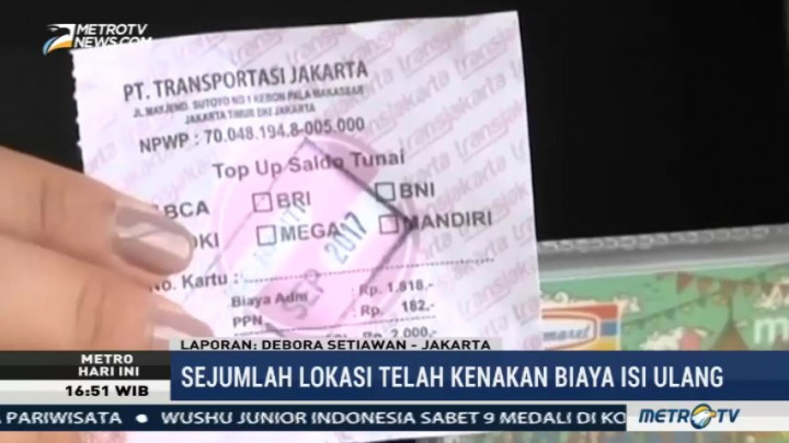 Sejumlah Lokasi Telah Kenakan Biaya <i> Top Up </i> Uang Elektronik