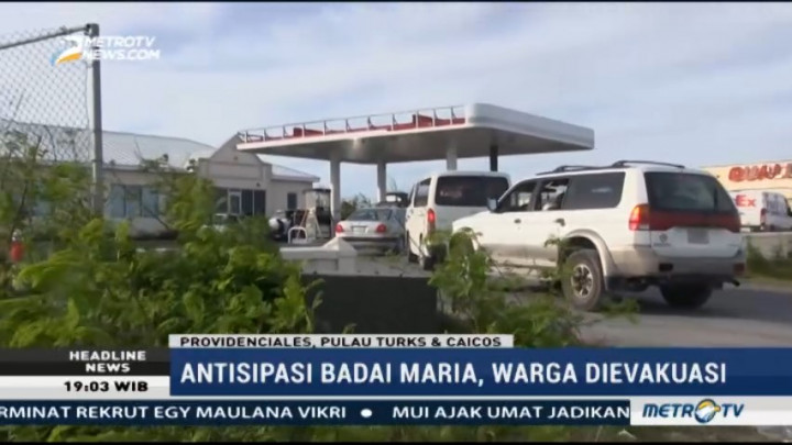 Badai Maria Ancam Kepulauan Turks dan Caicos