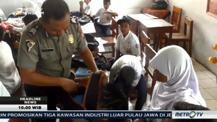 Cegah Peredaran Pil PCC, Polisi Gelar Razia di Sekolah