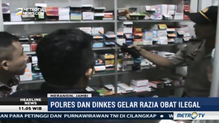 Obat Keras Tanpa Izin dan Obat Kedaluwarsa Ditemukan di Merangin