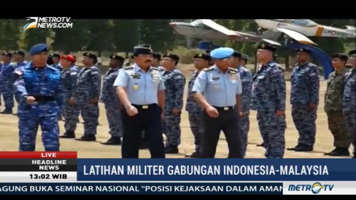 Latihan Perang Angkatan Udara RI-Malaysia Berakhir