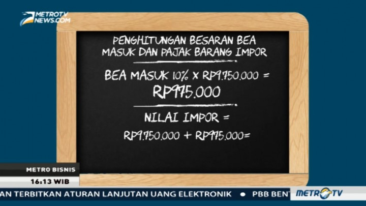 Menghitung Bea Masuk Belanjaan Luar Negeri Indonesia