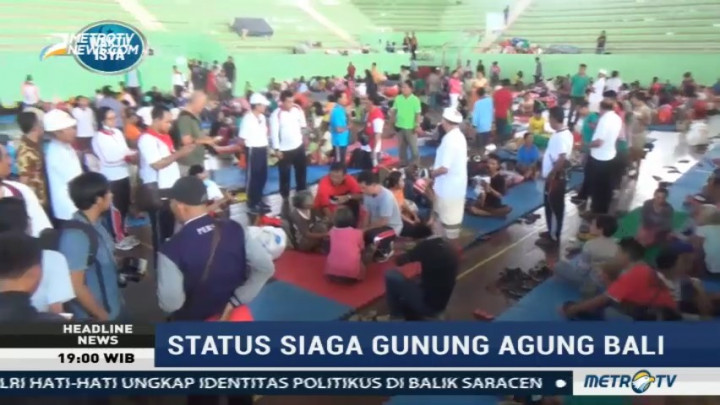 5 dari 20 Desa di Sekitar Gunung Agung Belum Mengungsi