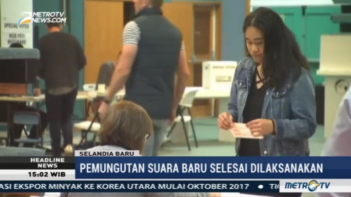 Pemungutan Suara di Selandia Baru Selesai