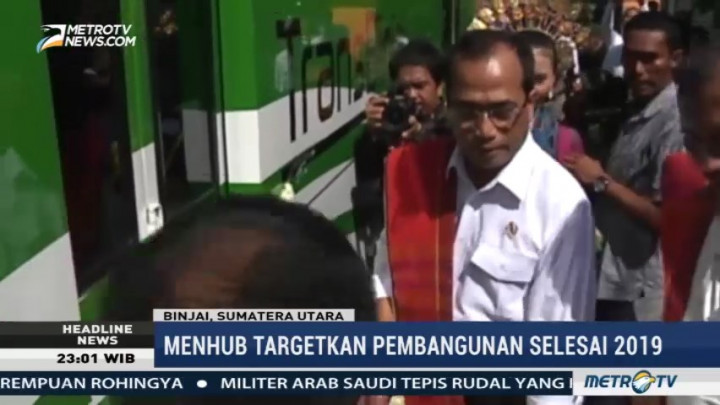 Menhub Pastikan Pembangunan Rel Kereta Api Trans Sumatra Dilanjutkan Tahun Ini