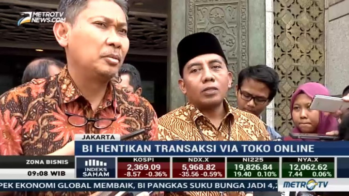 BI Hentikan Sementara Layanan Uang Elektronik di Toko Online