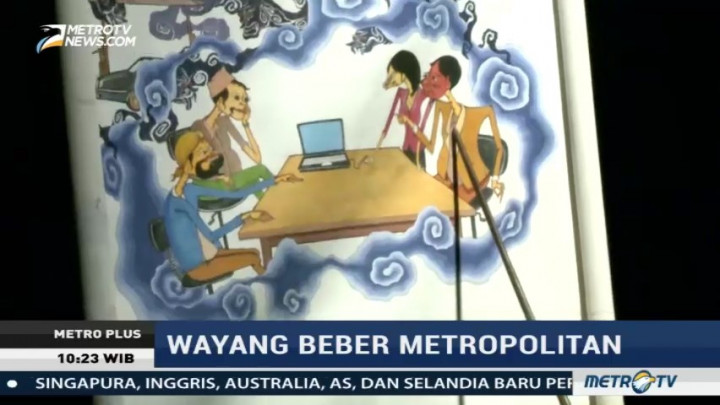 Sentuh Generasi Milineal, Komunitas Ini Sajikan Pertunjukkan Wayang Beber Kontemporer