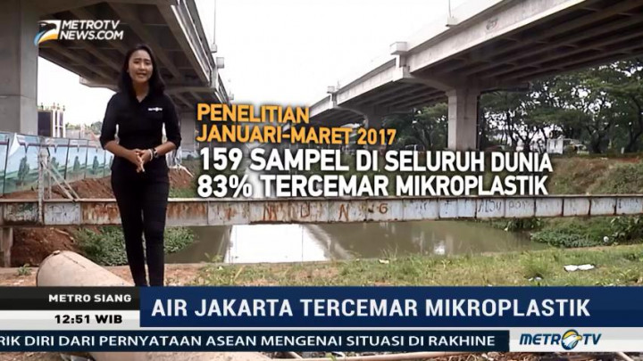 Air Jakarta Tercemar Mikroplastik