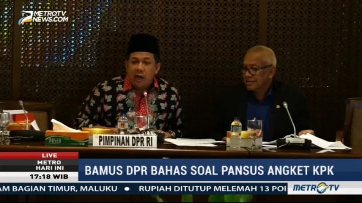 Besok, DPR Gelar Paripurna Bahas Pansus Hak Angket KPK