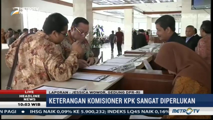 DPR Gelar Paripurna Bahas Pansus Angket KPK