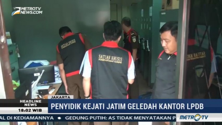 Kejati Jatim Geledah Kantor LPDB