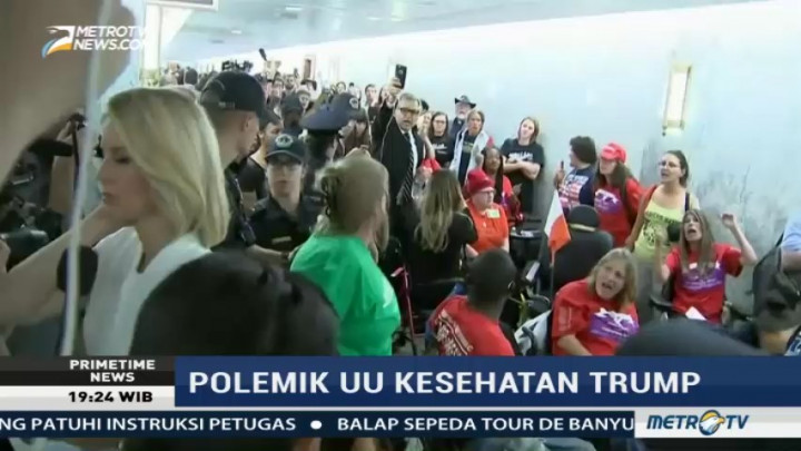 Ratusan Warga AS Tolak RUU Kesehatan Versi Trump