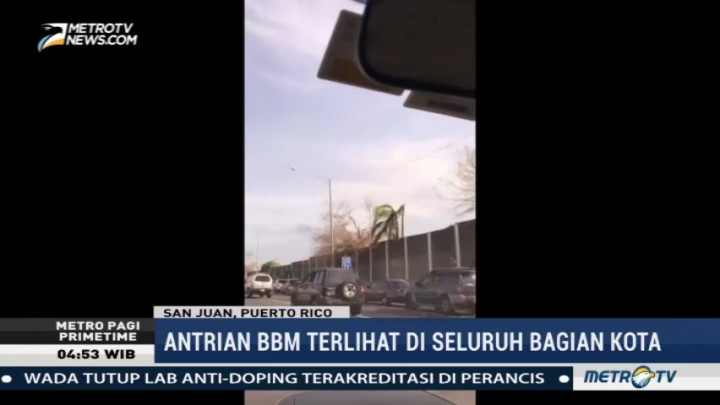 Korban Badai Maria di Puerto Rico Butuh Bantuan Logistik dan BBM