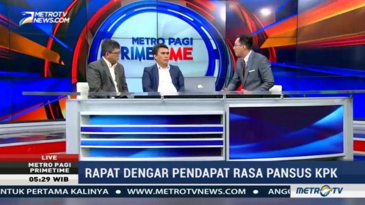 Rapat Dengar Pendapat Rasa Pansus KPK