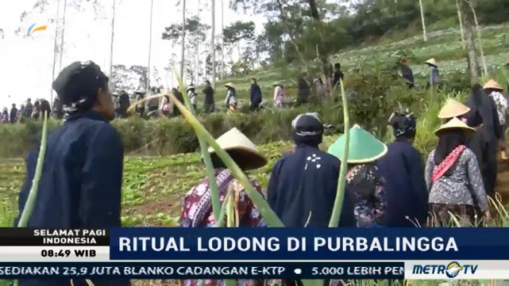 Sumber Air Melimpah, Warga Purbalingga Gelar Ritual Lodong